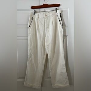 M Mason’s Embellished Womans Cream Pants